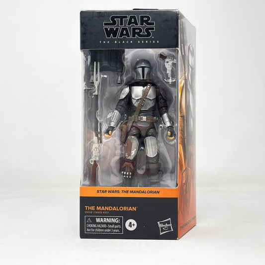 Vintage Hasbro Star Wars Black Series Sealed Figures The Mandalorian (Beskar Armor) MAN 01 - Hasbro Black Series (2020)