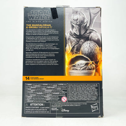 Vintage Hasbro Star Wars Black Series Sealed Figures The Mandalorian & Grogu (Arvala-7) - Hasbro Black Series (2022)
