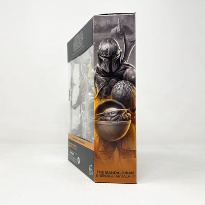 Vintage Hasbro Star Wars Black Series Sealed Figures The Mandalorian & Grogu (Arvala-7) - Hasbro Black Series (2022)