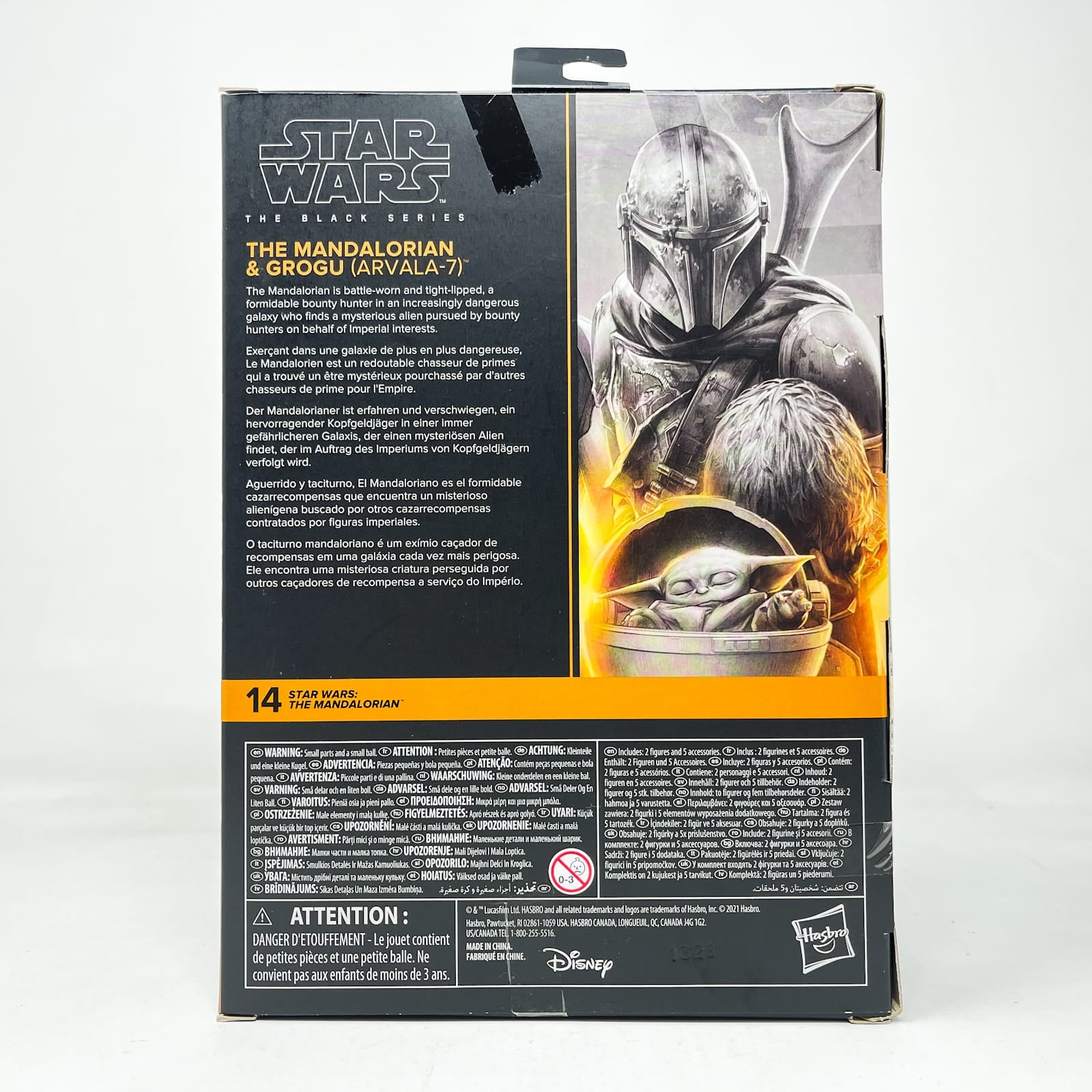 Vintage Hasbro Star Wars Black Series Sealed Figures The Mandalorian & Grogu (Arvala-7) - Hasbro Black Series (2022)