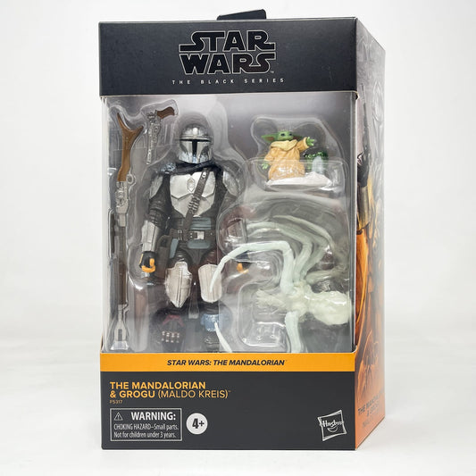Vintage Hasbro Star Wars Black Series Sealed Figures The Mandalorian & Grogu (Maldo Kreis) Deluxe MAN 17 - Hasbro Black Series (2021)