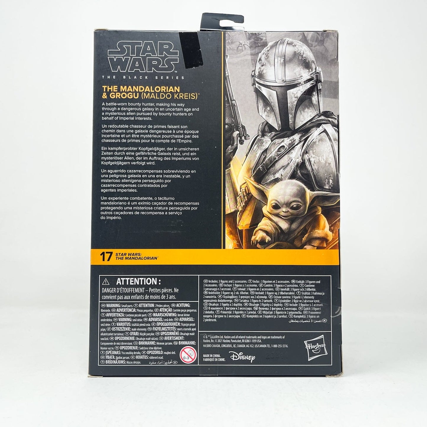 Vintage Hasbro Star Wars Black Series Sealed Figures The Mandalorian & Grogu (Maldo Kreis) Deluxe MAN17 - Hasbro Black Series