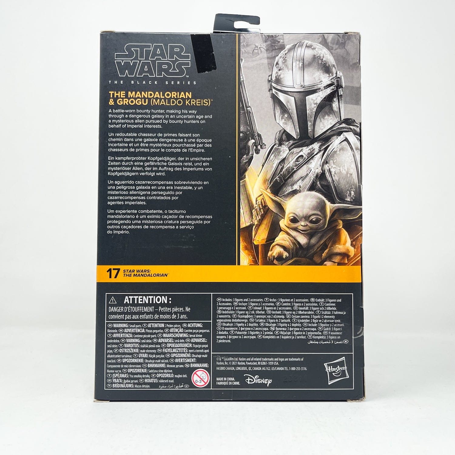 Vintage Hasbro Star Wars Black Series Sealed Figures The Mandalorian & Grogu (Maldo Kreis) Deluxe MAN17 - Hasbro Black Series