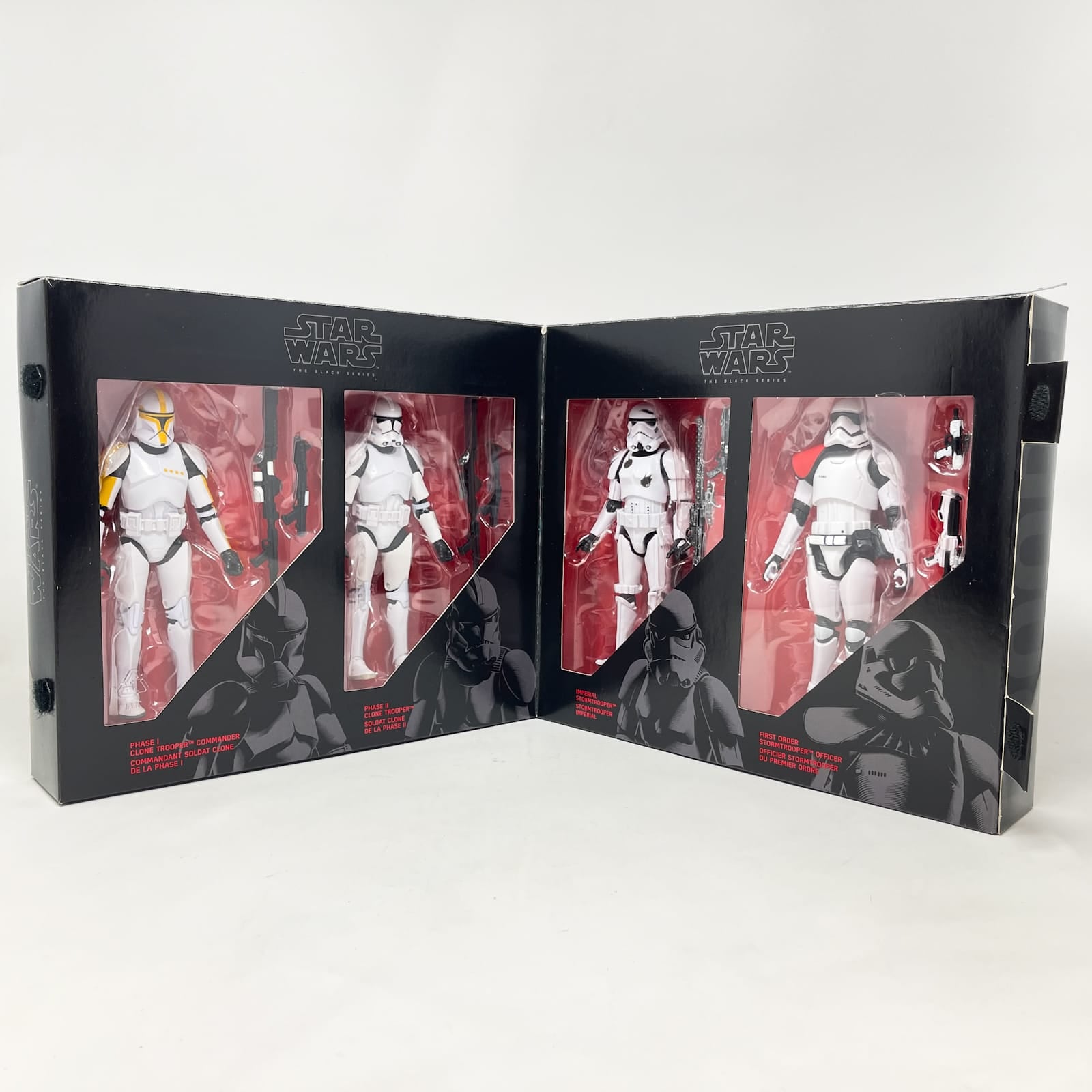 Vintage Hasbro Star Wars Black Series Sealed Figures Trooper 4 pack - Amazon - Hasbro Black Series (2015)
