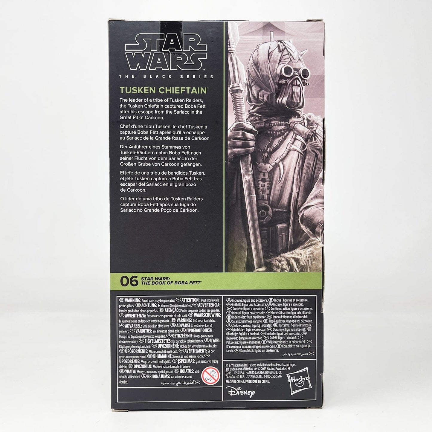 Vintage Hasbro Star Wars Black Series Sealed Figures Tusken Chieftain BOBF 06 - Hasbro Black Series (2023)
