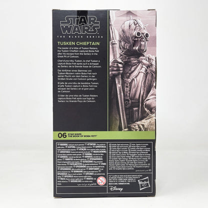 Vintage Hasbro Star Wars Black Series Sealed Figures Tusken Chieftain BOBF 06 - Hasbro Black Series (2023)