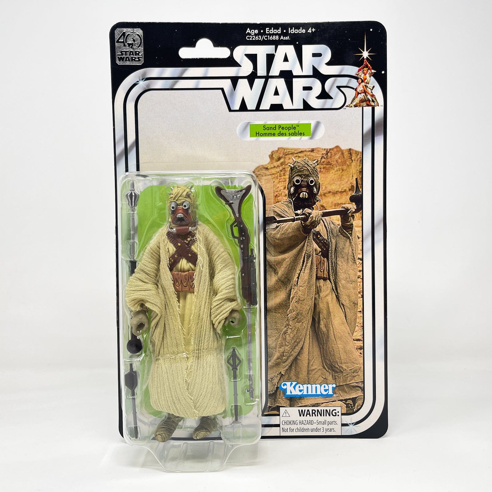 Vintage Hasbro Star Wars Black Series Sealed Figures Tusken Raider (Sand People) - 40th Anniversary - Hasbro Black Series (2017)