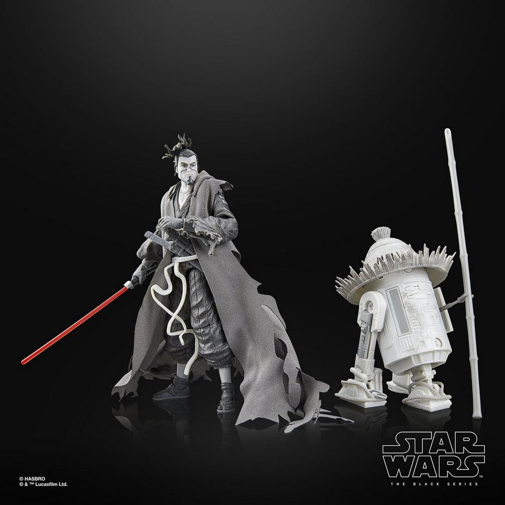 Vintage Hasbro Star Wars Black Series Sealed Figures US/English Package - The Ronin & R5-D56 - HasbroPulse Exclusive - Black Series Hasbro Star Wars figure Box Set