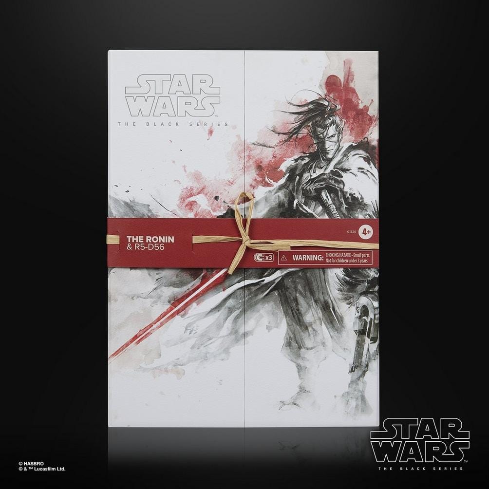Vintage Hasbro Star Wars Black Series Sealed Figures US/English Package - The Ronin & R5-D56 - HasbroPulse Exclusive - Black Series Hasbro Star Wars figure Box Set