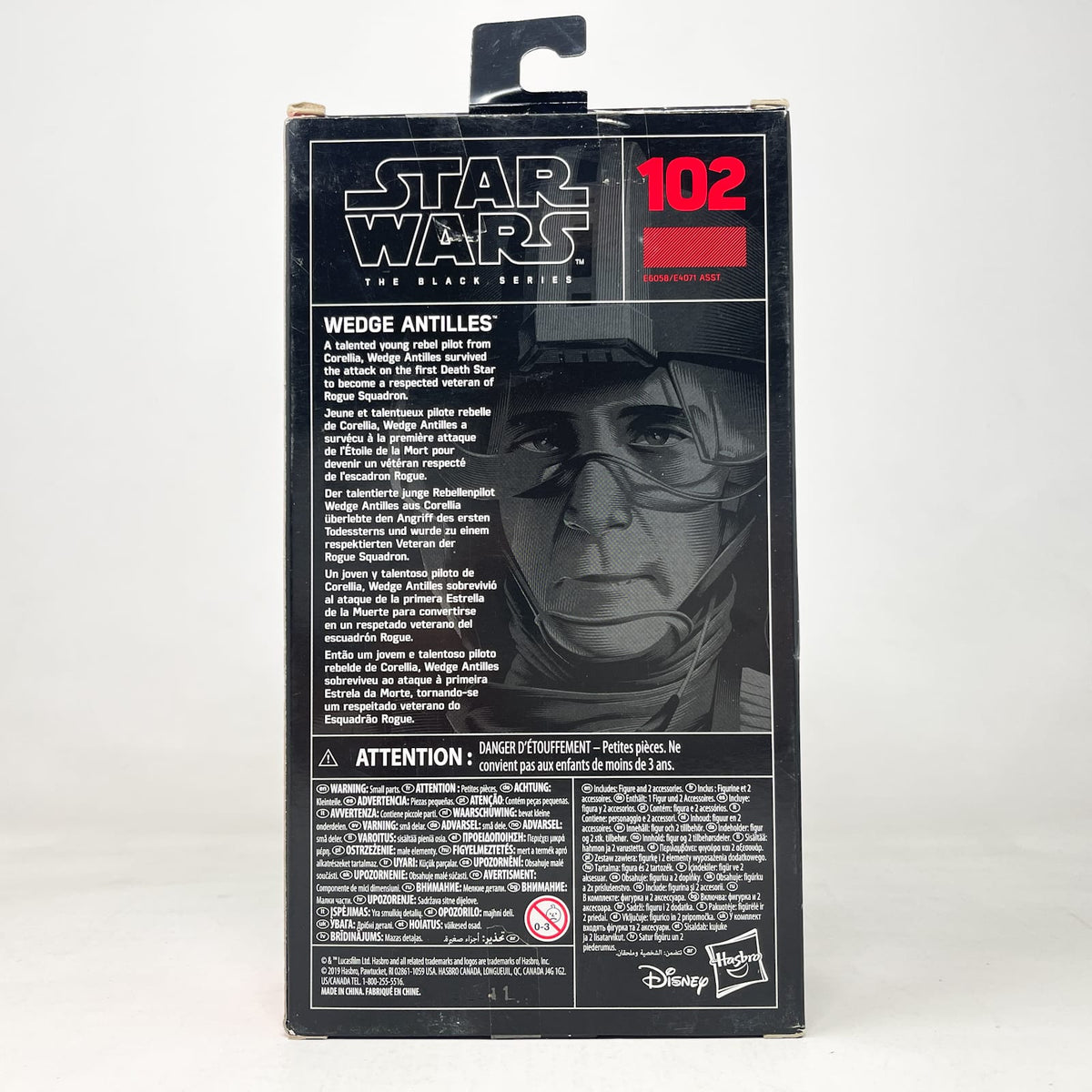 Vintage Hasbro Star Wars Black Series Sealed Figures Wedge Antilles #102 - Hasbro Black Series (2019)