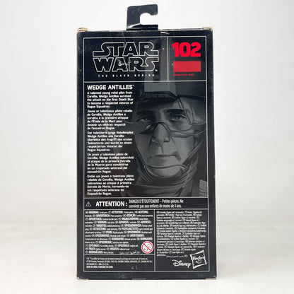 Vintage Hasbro Star Wars Black Series Sealed Figures Wedge Antilles #102 - Hasbro Black Series (2019)