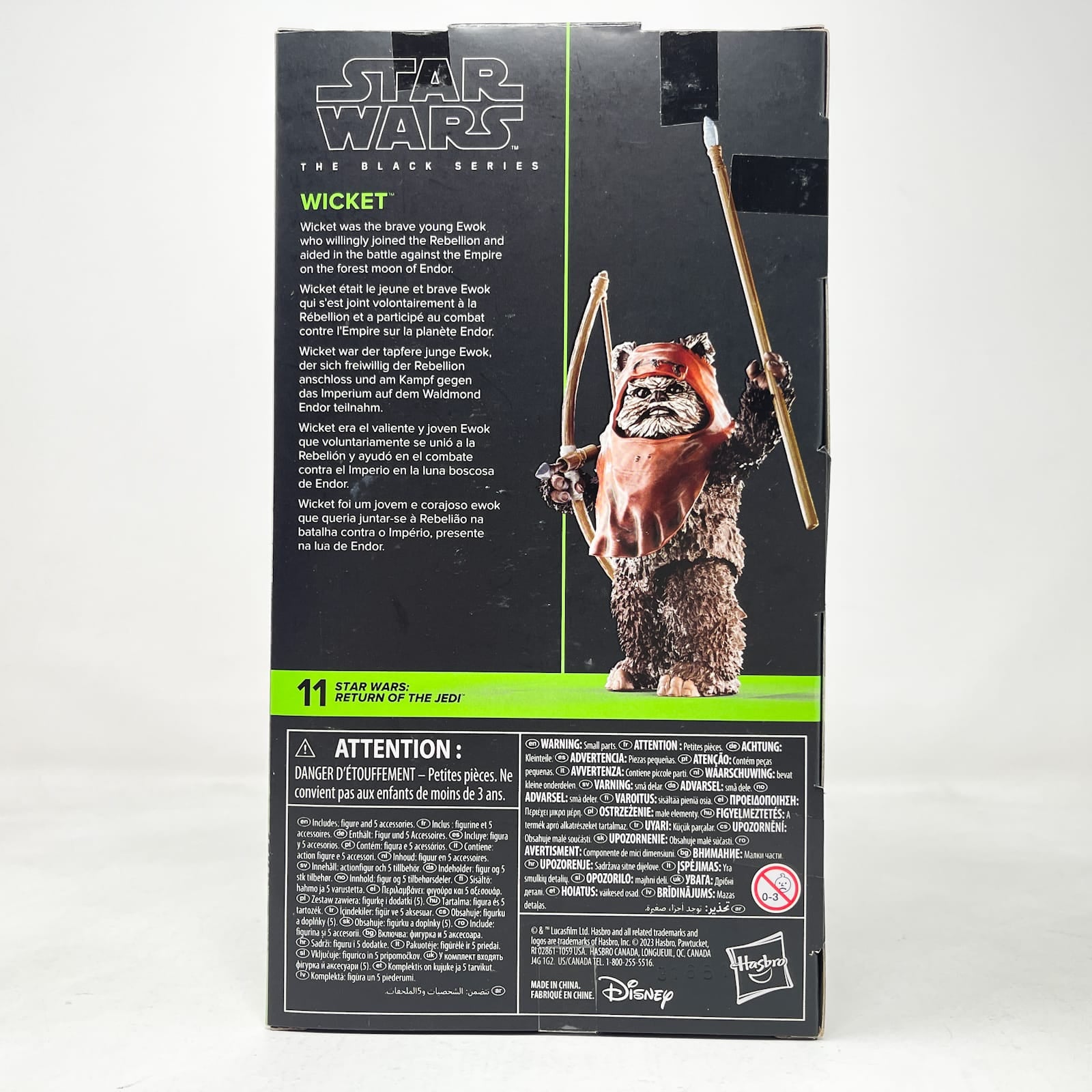 Vintage Hasbro Star Wars Black Series Sealed Figures Wicket W. Warrick ROTJ #11 – Hasbro Black Series (2023)