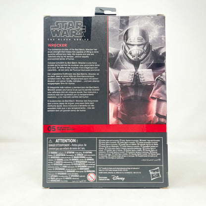 Vintage Hasbro Star Wars Black Series Sealed Figures Wrecker - Deluxe (The Bad Batch) BB 05 - Hasbro Black Series (2021)