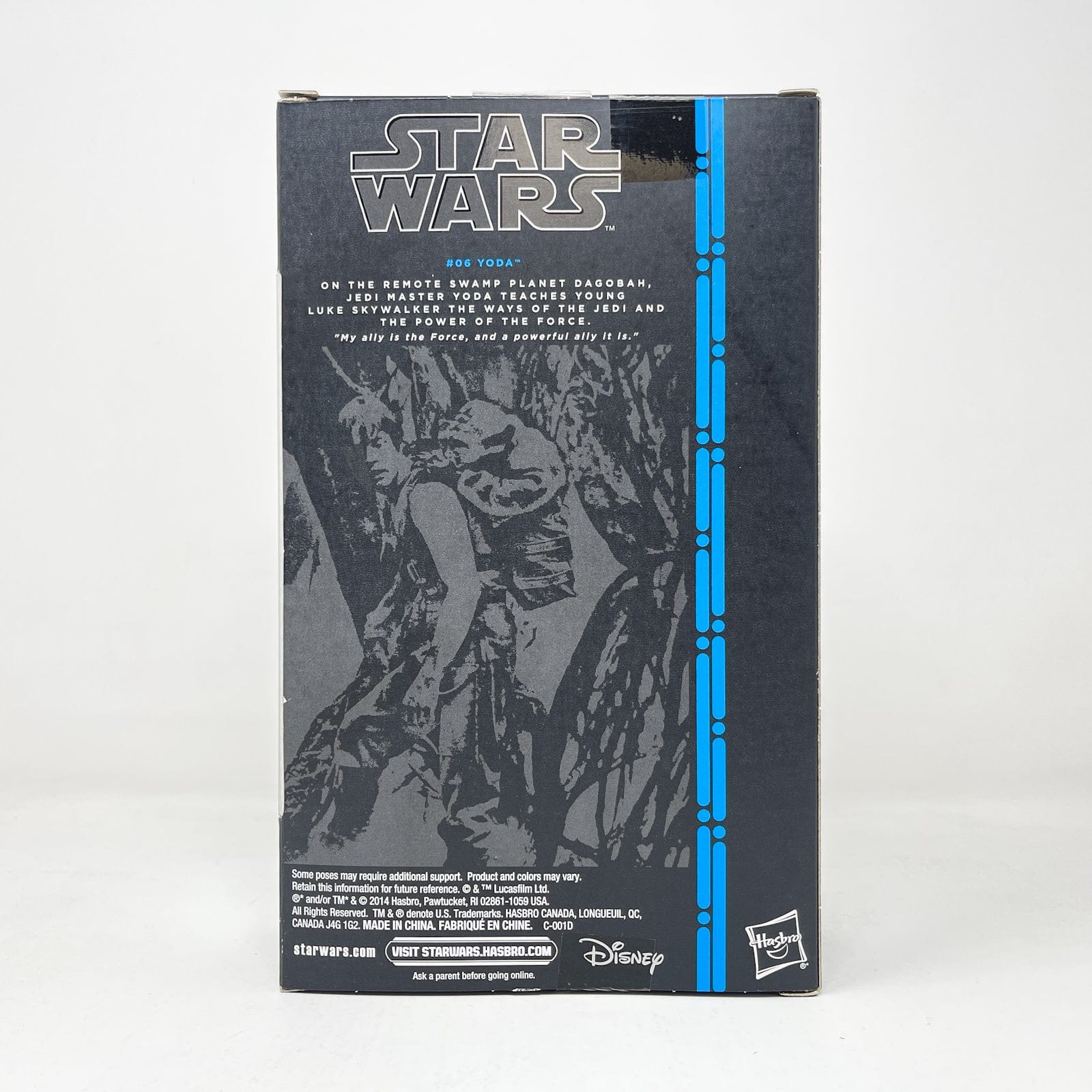 Vintage Hasbro Star Wars Black Series Sealed Figures Yoda #06 (2014) Blue Line - Black Series Hasbro Star Wars Action Figure