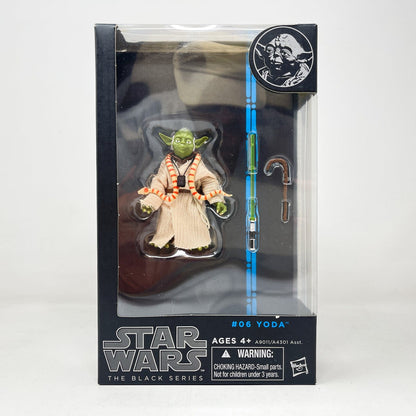 Vintage Hasbro Star Wars Black Series Sealed Figures Yoda #06 (2014) Blue Line - Black Series Hasbro Star Wars Action Figure