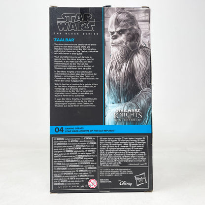 Vintage Hasbro Star Wars Black Series Sealed Figures Zaalbar GG 04 - Hasbro Black Series (2021)