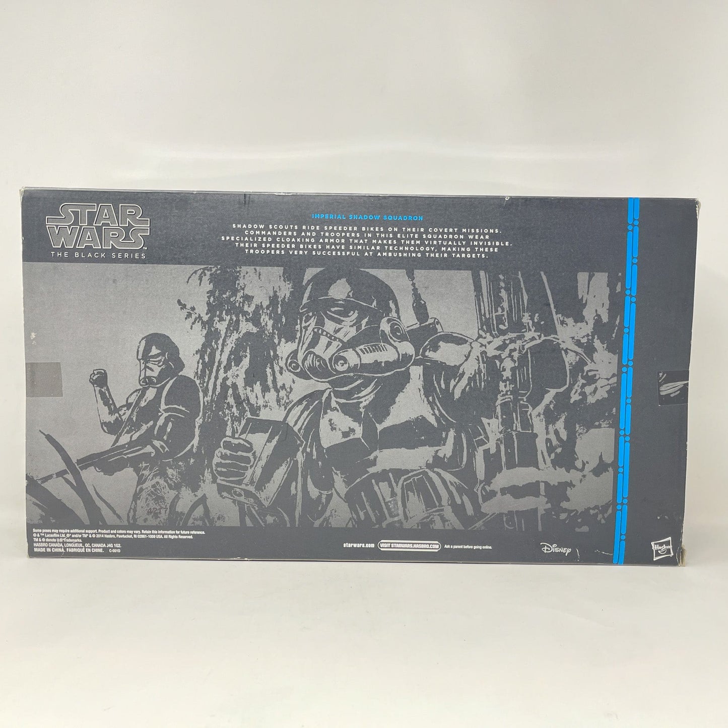 Vintage Hasbro Star Wars Imperial Shadow Squadron Speeder Bike with Clone Troopers (2015) - Black Series Hasbro