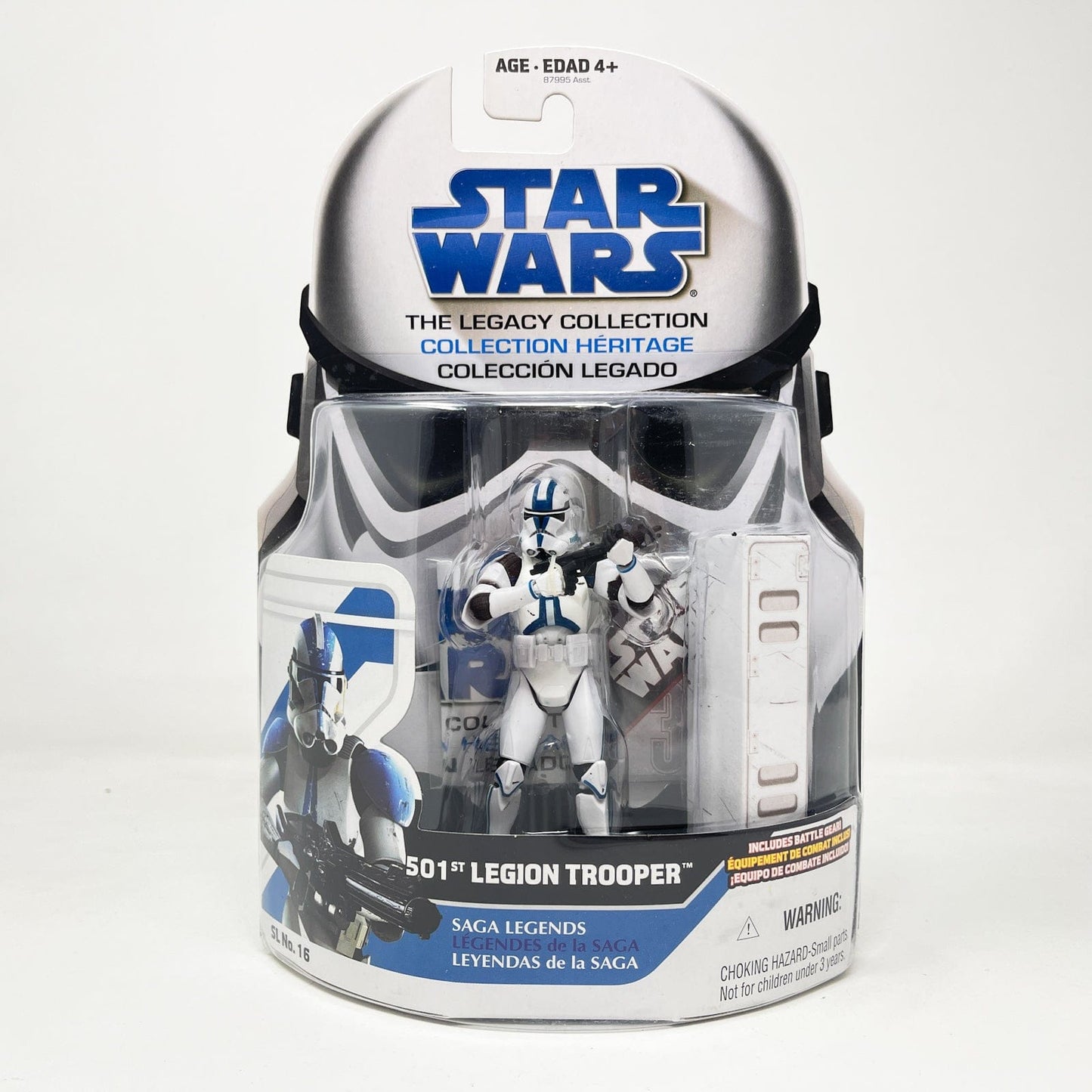 Vintage Hasbro Star Wars Mid MOC 501st Legion Trooper SL 16 - Hasbro Legacy Collection (2008)