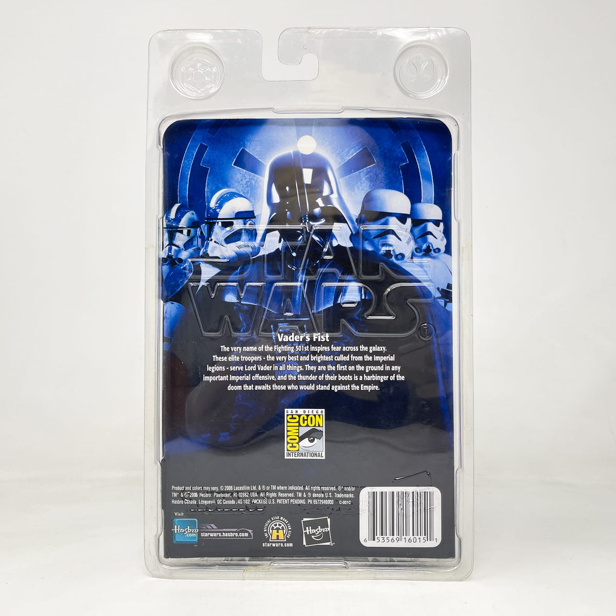 Vintage Hasbro Star Wars Mid MOC 501st Stormtrooper (Vader's Fist) SDCC - Hasbro Saga Collection (2006)