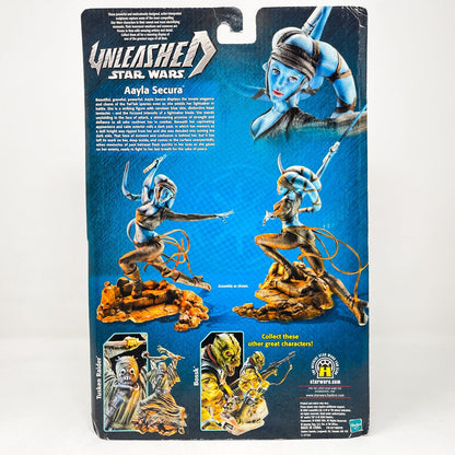 Vintage Hasbro Star Wars Mid MOC Aayla Secura - Hasbro Unleashed Collection (2003)