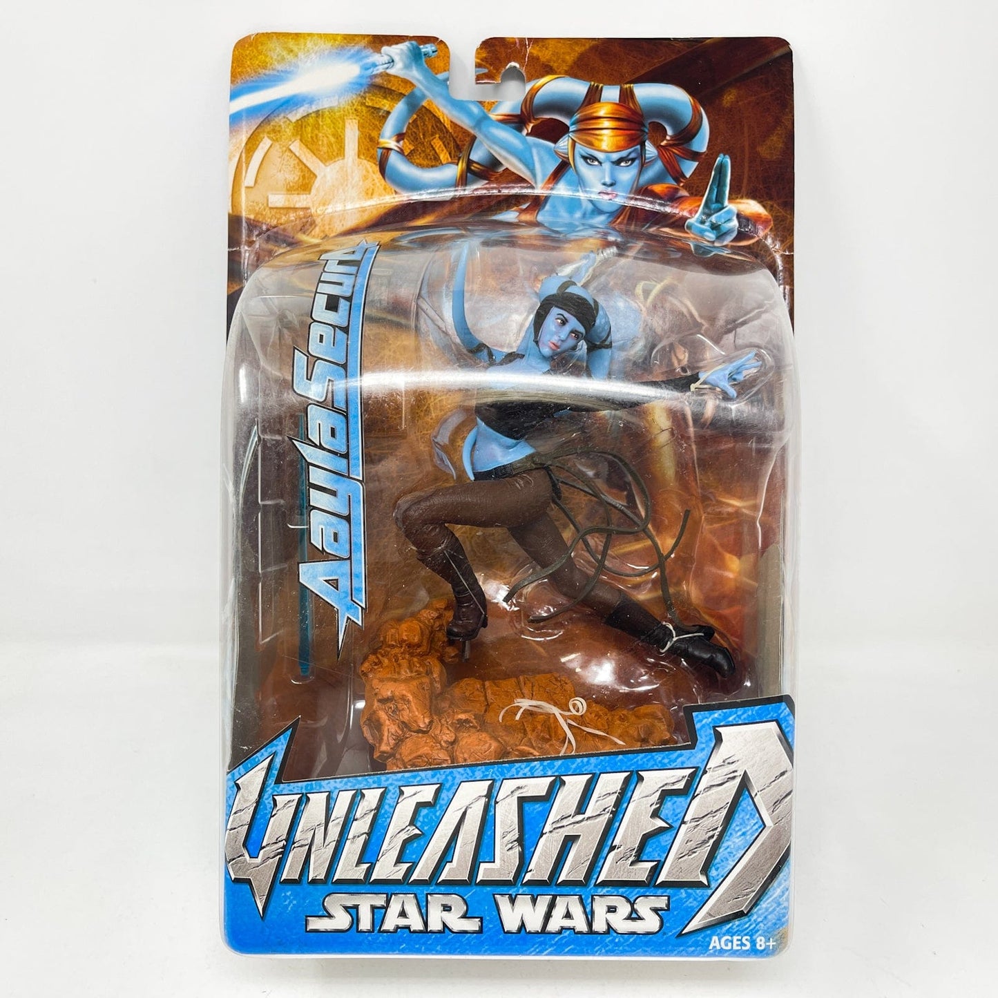 Vintage Hasbro Star Wars Mid MOC Aayla Secura - Hasbro Unleashed Collection (2003)