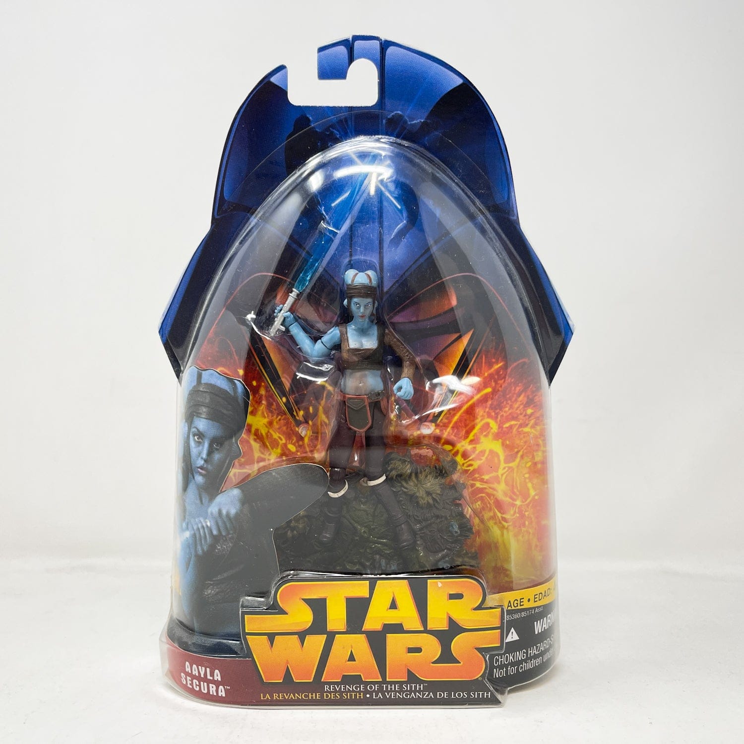 Vintage Hasbro Star Wars Mid MOC Aayla Secura (Jedi Knight) #32 - Hasbro ROTS 2005