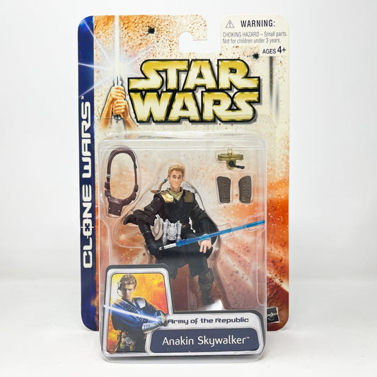 Vintage Hasbro Star Wars Mid MOC Anakin Skywalker - Army of the Republic 03-42 (2003) - SAGA Clone Wars MOC