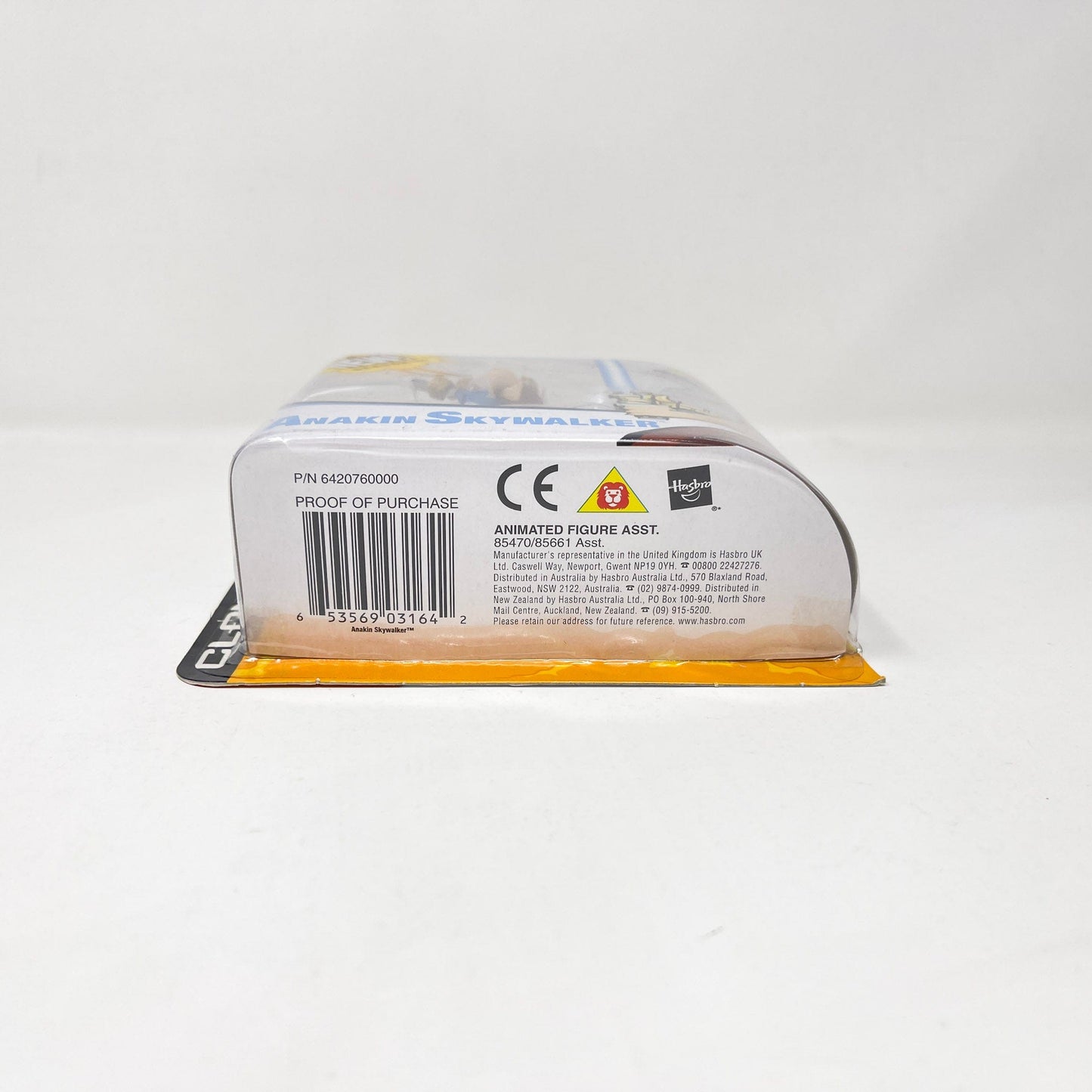 Vintage Hasbro Star Wars Mid MOC Anakin Skywalker - Battle Damage (2005) - Hasbro Tarkovsky Clone Wars Animated Figure MOC