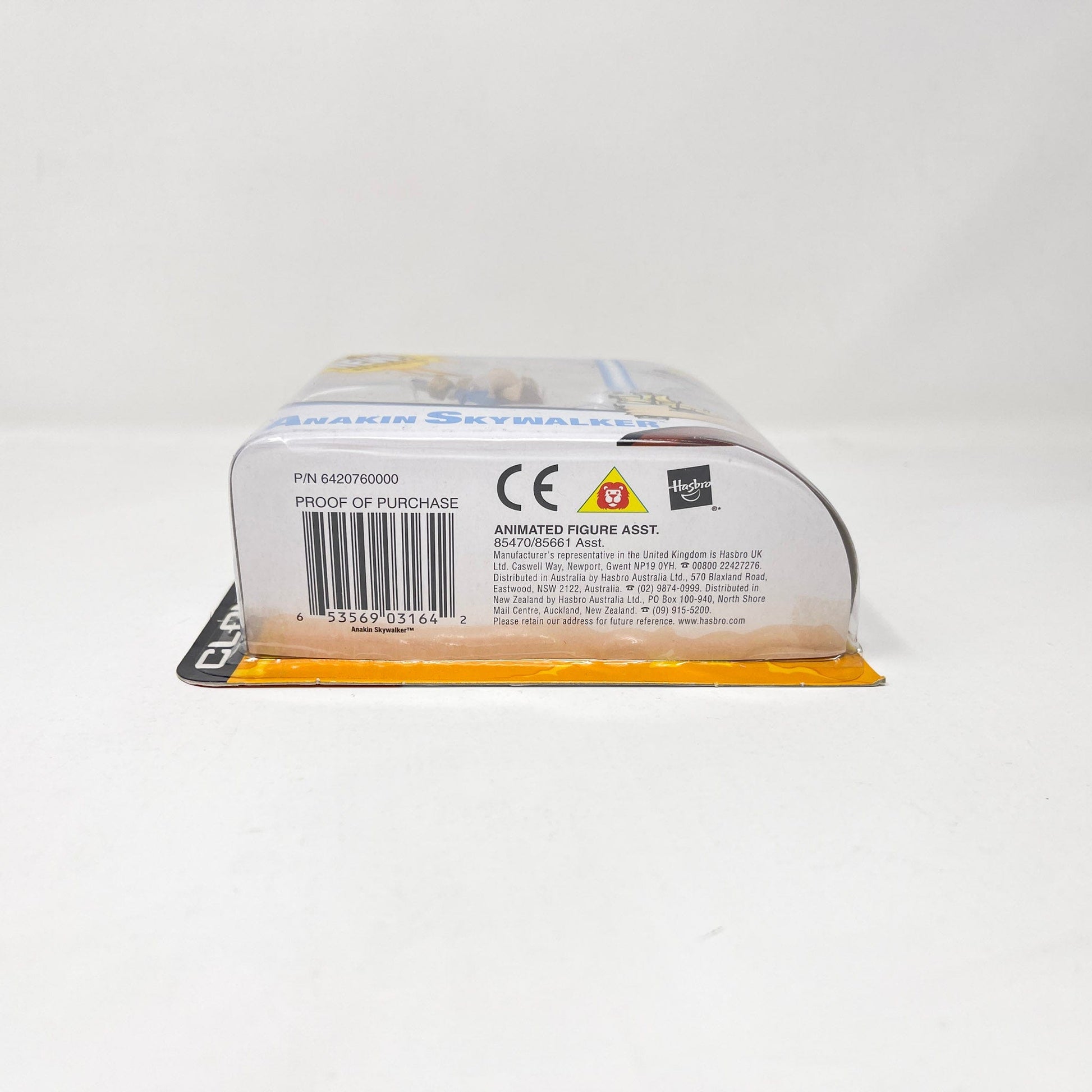 Vintage Hasbro Star Wars Mid MOC Anakin Skywalker - Battle Damage (2005) - Hasbro Tarkovsky Clone Wars Animated Figure MOC