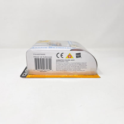 Vintage Hasbro Star Wars Mid MOC Anakin Skywalker - Battle Damage (2005) - Hasbro Tarkovsky Clone Wars Animated Figure MOC