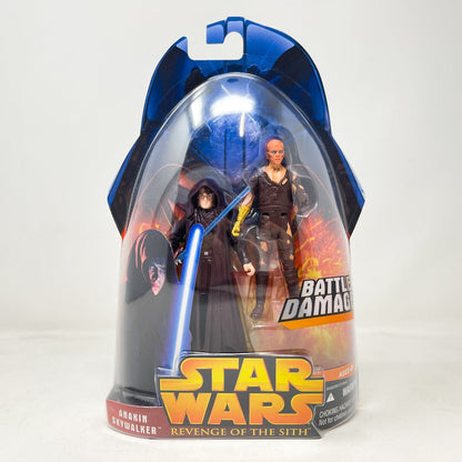 Vintage Hasbro Star Wars Mid MOC Anakin Skywalker (Battle Damage) #50 - Hasbro ROTS 2005