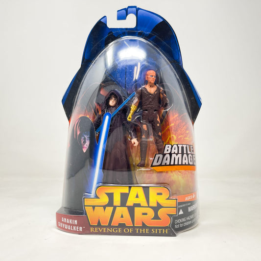Vintage Hasbro Star Wars Mid MOC Anakin Skywalker (Battle Damage) #50 - Hasbro ROTS 2005