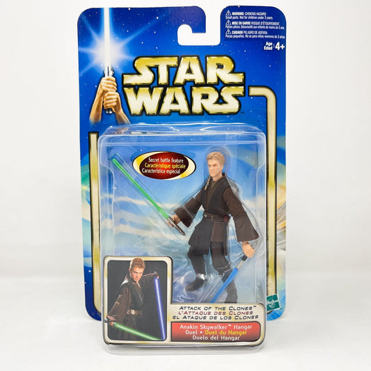 Vintage Hasbro Star Wars Mid MOC Anakin Skywalker (Hangar Duel) #02-22 - Hasbro SAGA Series 3.75"