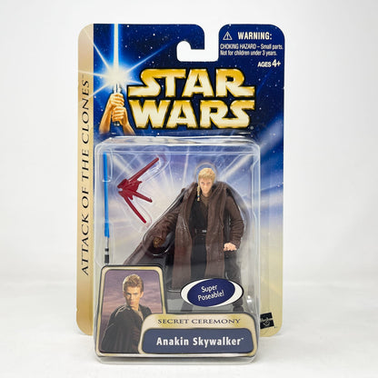 Vintage Hasbro Star Wars Mid MOC Anakin Skywalker (Secret Ceremony) #03-07 - Hasbro SAGA Series 3.75"