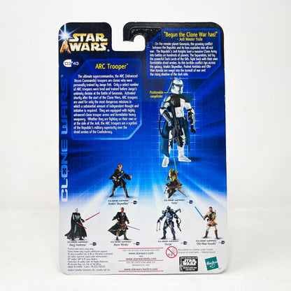 Vintage Hasbro Star Wars Mid MOC ARC Trooper - Red 03-43 (2003) - SAGA Clone Wars MOC