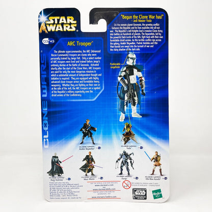 Vintage Hasbro Star Wars Mid MOC ARC Trooper - Red 03-43 (2003) - SAGA Clone Wars MOC
