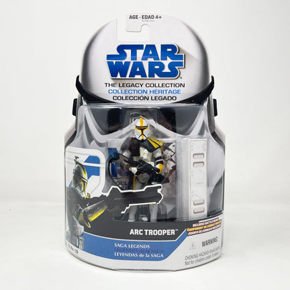 Vintage Hasbro Star Wars Mid MOC ARC Trooper - Yellow Stripe SL 19 - Hasbro Legacy Collection (2008)