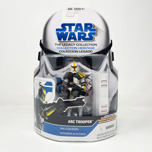 Vintage Hasbro Star Wars Mid MOC ARC Trooper - Yellow Stripe SL 19 - Hasbro Legacy Collection (2008)
