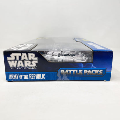 Vintage Hasbro Star Wars Mid MOC Army of the Republic Battle Pack – Hasbro Star Wars The Clone Wars (2010)