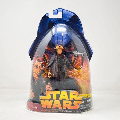 Vintage Hasbro Star Wars Mid MOC Ask Aak (Republic Senator) #46 - Hasbro ROTS 2005