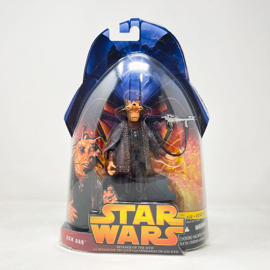 Vintage Hasbro Star Wars Mid MOC Ask Aak (Republic Senator) #46 - Hasbro ROTS 2005