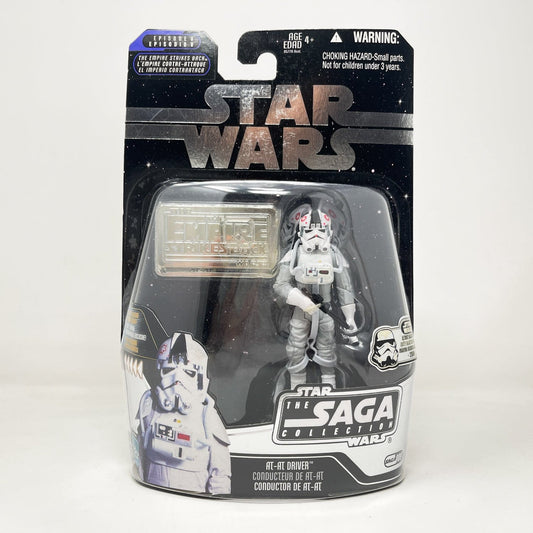 Vintage Hasbro Star Wars Mid MOC AT-AT Driver #09 - Foil Variant - Hasbro Saga Collection (2006)