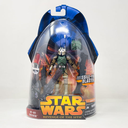 Vintage Hasbro Star Wars Mid MOC AT-RT Driver (Missile-Firing Blaster) #54 - Hasbro ROTS 2005