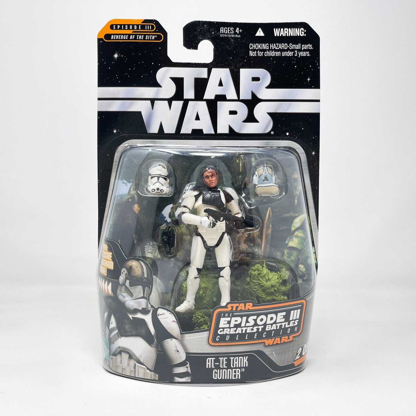 Vintage Hasbro Star Wars Mid MOC AT-TE Tank Gunner #2 of 14 - Hasbro Saga Collection (2007)