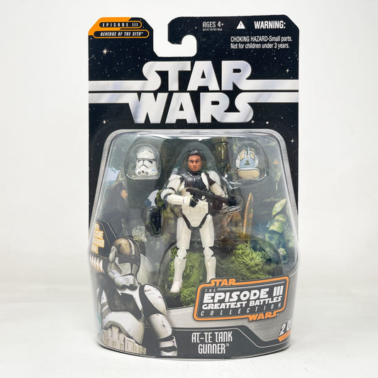 Vintage Hasbro Star Wars Mid MOC AT-TE Tank Gunner #2 of 14 - Hasbro Saga Collection (2007)
