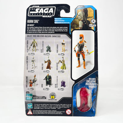 Vintage Hasbro Star Wars Mid MOC Aurra Sing #70 - Hasbro Saga Collection (2007)