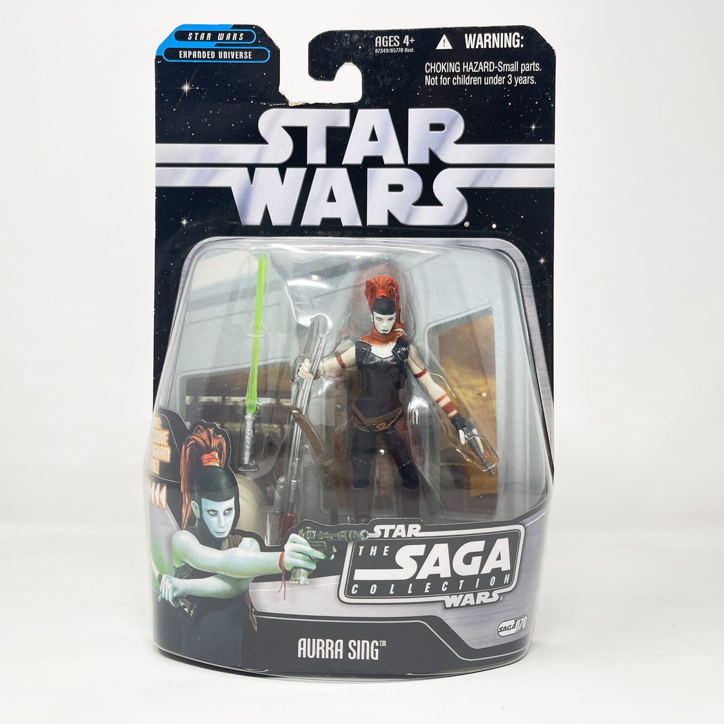 Vintage Hasbro Star Wars Mid MOC Aurra Sing #70 - Hasbro Saga Collection (2007)
