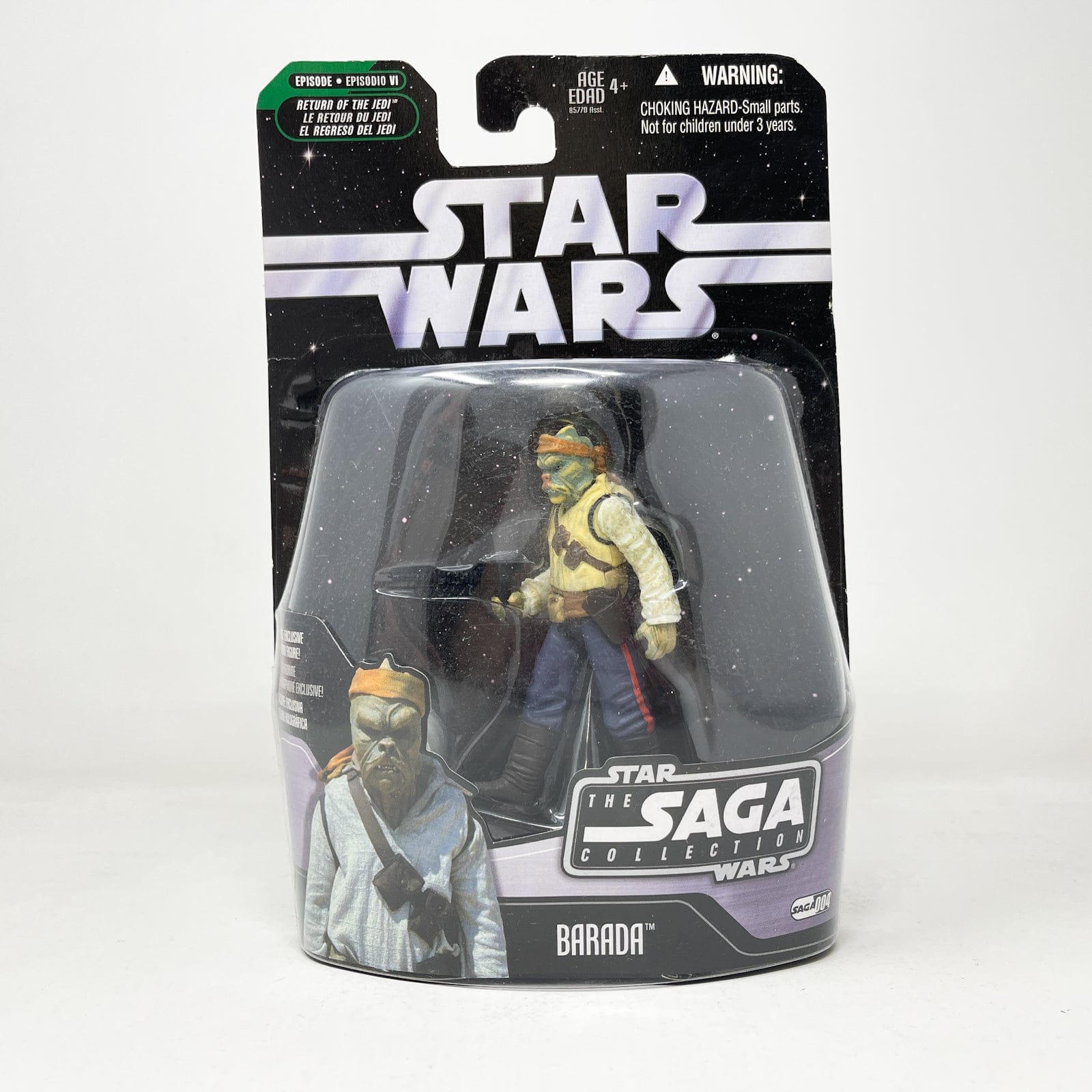 Vintage Hasbro Star Wars Mid MOC Barada (Skiff Guard) #04 - Hasbro Saga Collection (2006)