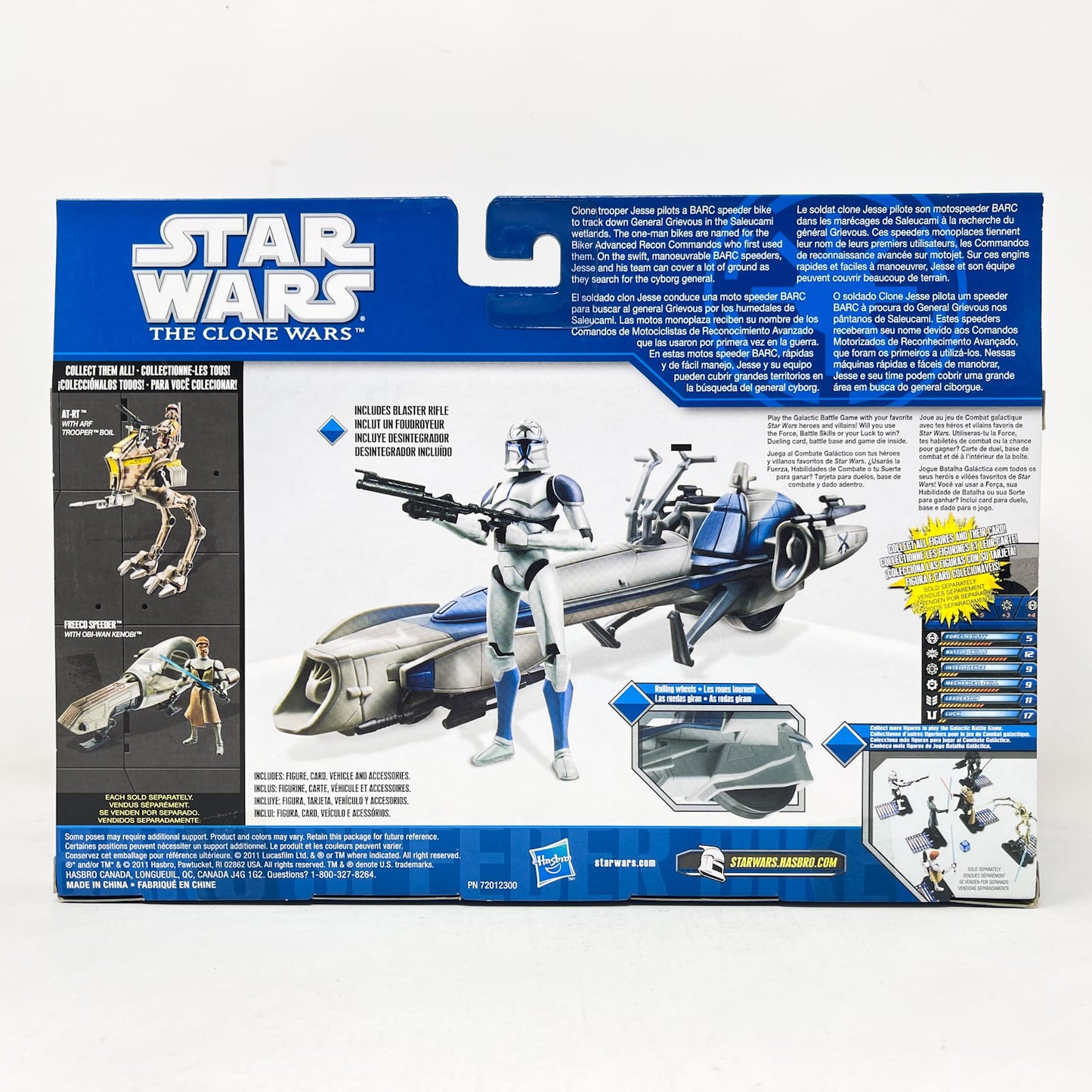 Vintage Hasbro Star Wars Mid MOC BARC Speeder Bike with Clone Trooper Jesse – Hasbro Star Wars The Clone Wars (2010)_