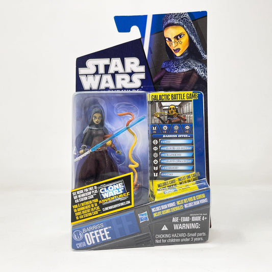 Vintage Hasbro Star Wars Mid MOC Barriss Offee CW 50 - Hasbro The Clone Wars (2011)
